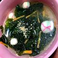 ひい◡̈♥︎'s cooksnap of when they made わかめスープ.