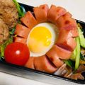 おかぶ〜ま's cooksnap of when they made お弁当に お花のウインナー.