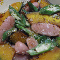 katsupi's cooksnap of when they made かぼちゃとオクラのチーズ炒め♪.