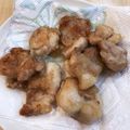 ちはるき27's cooksnap of when they made 油大さじ２！ぷりぷり☆鶏もも肉の塩唐揚げ.