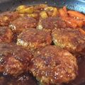 クックFDDMJA☆'s cooksnap of when they made 簡単デミグラスソース煮込みハンバーグ.