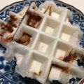 まゆまゆ105's cooksnap of when they made お正月の残り餅消費に。あんこモッフル♡.