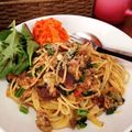 Nanamam73's cooksnap of when they made イワシの梅煮と菜の花でトマトパスタ！.