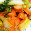 健康のママ's cooksnap of when they made 簡単！美味！ウインナーと白菜の中華風炒め.