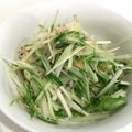 ozaz's cooksnap of when they made 【 簡単もう一品 】水菜とじゃこの塩炒め.