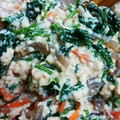 やすもとまま's cooksnap of when they made 栄養たっぷりほうれん草の白和え★.