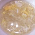 SNOWだるま☆'s cooksnap of when they made ✿簡単おいしすぎ！とろーり卵スープ✿.