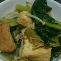 ヨシヨッシー's cooksnap of when they made チンゲン菜と厚揚げの中華風うま煮♪♪.