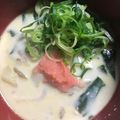 クックBFK6UW☆'s cooksnap of when they made ジャガイモと明太子の豆乳クリームスープ.