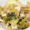卵せんべい's cooksnap of when they made 手軽！キャベツとえのきと油揚げの煮びたし.