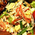 ざっくみー☆'s cooksnap of when they made えのきとカニカマのコチュマヨ卵炒め.