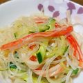 ぬたもち's cooksnap of when they made きゅうりとカニカマの春雨サラダ.