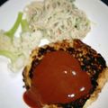 松潤LOVE♥️♥️'s cooksnap of when they made ヘルシー！鶏ミンチの豆腐ハンバーグ.