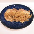 ❁Abake❁'s cooksnap of when they made 超時短&ヘルシー 豚の生姜焼き.