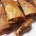 mrsk18's cooksnap of when they made キムチ納豆マヨ春巻.