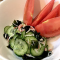 ☆かおりんごー☆'s cooksnap of when they made 簡単♡カニカマとワカメとキュウリの酢の物.