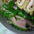 ＭＯＭＯパンダ's cooksnap of when they made ★簡単★魚肉ソとピーマンのクレソル炒め★.