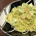 のりぴ026's cooksnap of when they made アボカドシーフードバジルクリームパスタ♡.