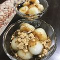 jamhleb's cooksnap of when they made 白玉団子のきな粉と黒蜜かけ.