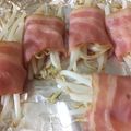 t0mut0mu's cooksnap of when they made もやしのベーコン巻トースターで.