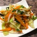 kyobobo's cooksnap of when they made 豆苗と人参のサラダ.