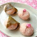 カルン's cooksnap of when they made 桜餅✿～炊飯器で簡単に.
