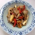 あっこ姉's cooksnap of when they made 蓮根さつま芋と豚肉の甘酢炒め.