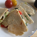 パフェうさこ♪'s cooksnap of when they made 焼きパプリカとほうれん草のケサディア.