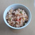 ラリー＆サラ's cooksnap of when they made 炊飯器であっという間にウィンナーピラフ.
