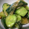 wakamog's cooksnap of when they made 胡瓜の梅味噌和え.
