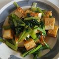 kaokaona's cooksnap of when they made 超簡単！小松菜と厚揚げの炒め煮.