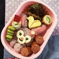 ハローこんにちは's cooksnap of when they made ステラ.ルーのラブリー弁当♡キャラ弁.