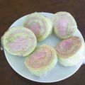 YukiJosh's cooksnap of when they made 抹茶のロールケーキ♪あずきクリーム♪.