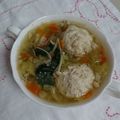 イチゴ、イチゴ。's cooksnap of when they made 肉団子と春野菜のスープ【柏市学校給食】.