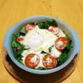 ドルフィンサーモン's cooksnap of when they made 3分で一品☆ほうれん草のトマタマチーズ.