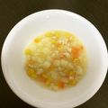 ☆こまっと☆'s cooksnap of when they made 離乳食中期〜ささみ入りコーンシチュー.