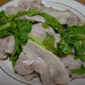 conn's cooksnap of when they made ちょ～簡単♪豚バラ＆セロリの葉っぱ炒め.