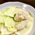 あやかおママ's cooksnap of when they made 鶏むね肉と白菜のクリーム煮♡.