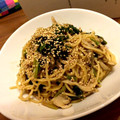 祐介嫁's cooksnap of when they made 舞茸とツナとほうれん草のパスタ♪和風簡単.