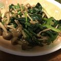 クック6VWZLC☆'s cooksnap of when they made ちぢみほうれん草としめじのバター醤油炒め.