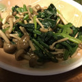 クック6VWZLC☆'s cooksnap of when they made ちぢみほうれん草としめじのバター醤油炒め.