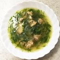 RoomA's cooksnap of when they made 鶏と水菜の水炊き　本格、鶏ガラスープ.