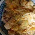 クック87AEEU☆'s cooksnap of when they made 鶏むね肉で親子丼♪簡単基本やわらかい.