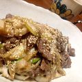 マロン*マロン's cooksnap of when they made 牛肉とレンコンの甘辛煮.