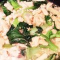 ひな♡らむ's cooksnap of when they made 粉豆腐とチンゲン菜の炒り煮.
