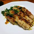 猫のオソマ's cooksnap of when they made お弁当☆かいわれ豚肉巻きマスタードソース.