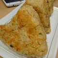 bineger4's cooksnap of when they made 簡単♡ネギおかかチーズ醤油焼きおにぎり.