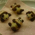 コッヘン's cooksnap of when they made ゆるキャラパンダのスノーボールクッキー.
