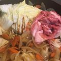 ラクラクダ's cooksnap of when they made 余りもんぽんっと入れるだけ✨すき焼き.