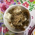 ma___111's cooksnap of when they made ザーサイ♡冷奴.